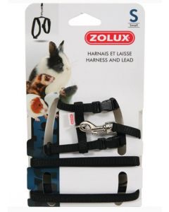 Zolux Kit Harnais petit mammifère casual noir S