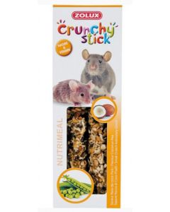 Zolux Crunchy Stick Rat et Souris noix de coco / pois 115 grs