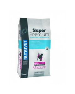 Nutrivet Super Premium Croquettes Chien Medium Junior 26/16 15 kg
