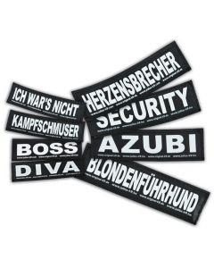 2 Stickers Velcro Julius K9 taille L GANGSTER