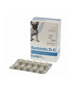Synbiotic D-C 50 gélules - La compagnie des animaux