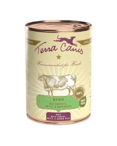 Terra Canis Classique Pâtée Bœuf pour Chien Adulte 400 g