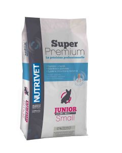Nutrivet Super Premium Croquettes Chien Small Junior 26/16 1.5 kg