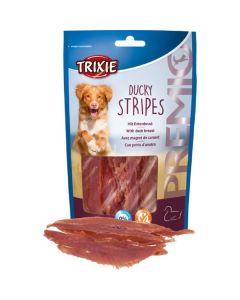 Trixie Friandises Premio Stripes canard chien 100 g