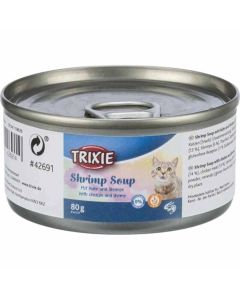 Trixie Soupe au poulet & crevettes chat 80 g