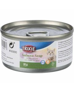 Trixie Soupe au poulet & saumon chat 80 g