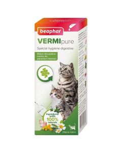 VERMIpure Solution Liquide pour chat et chaton 50 ml