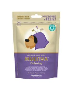 VetNova Multiva Calming Chien M & L 25 chews
