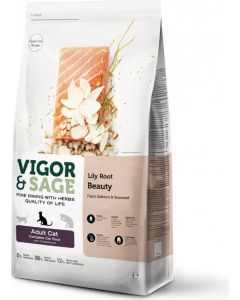 Vigor & Sage Chat Racine de Lys / Saumon 10 kg