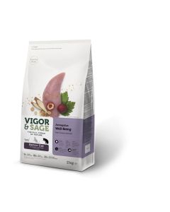 Vigor & Sage Chat Senior Astragalus / Dinde 2 kg