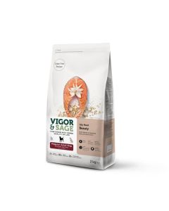Vigor & Sage Chien Medium Racine de Lys/Saumon 2 kg