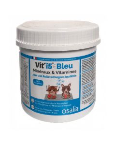 Vit'I5 Bleu poudre pour chien et chat > 8 ans 600 g
