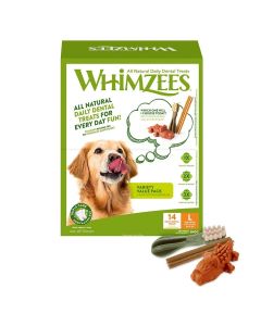 Whimzees Friandise Boîte variété chien L x14