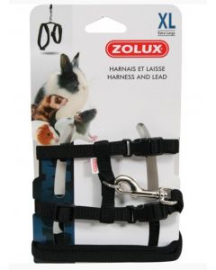 Zolux Kit Harnais petit mammifère casual noir XL