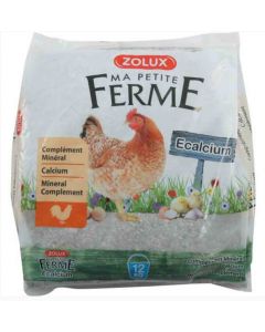 Zolux ECalcium pour poule 12 kg- La Compagnie des Animaux