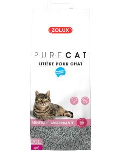 Zolux PURECAT Litière absorbante parfumée chat 20 L