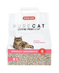 Zolux PURECAT Litière absorbante parfumée chat 8 L