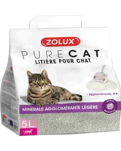 Zolux PURECAT Litière agglomérante légère chat 5 L