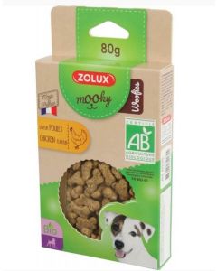 Zolux Friandises Woofies Bio au poulet 80 g- La Compagnie des Animaux