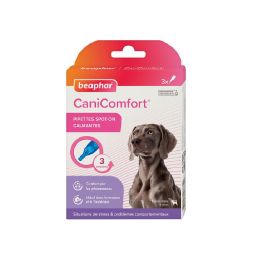 Beaphar CaniComfort Pipettes calmantes pour chiens et chiots x3 - DLUO: 03/12/2022