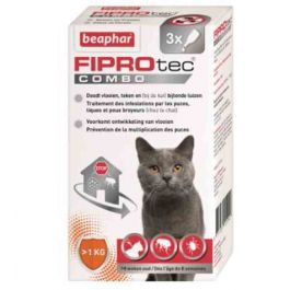 Beaphar Fiprotec Combo chats et furets 3 pipettes