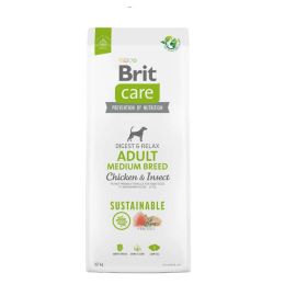 Brit Care Sustainable Chien Adulte Moyenne Race Poulet & Insectes 12 kg