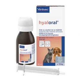 Virbac HYALORAL pour chat et chien <10 kg 50 ml- La Compagnie des Animaux