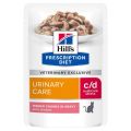 Hill's Prescription Diet Feline C/D Urinary Stress Saumon SACHETS 12 x 85 grs