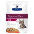 Hill's Prescription Diet Feline I/D AB+ Poulet SACHETS 12 x 85 grs