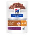 Hill's Prescription Diet Feline K/D Boeuf SACHETS 12 X 85 grs