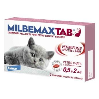 Milbemax Tab petits chats et chatons 2 cps-