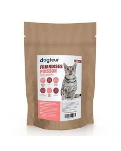 Dogteur Friandises Chat sans céréales Poisson 100 g