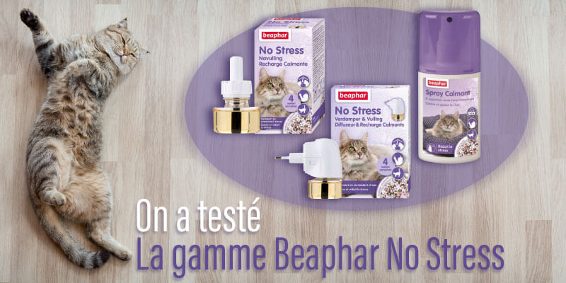 Vous avez testé : No Stress la gamme calmante de Beaphar