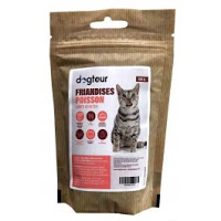 DOGTEUR FRIANDISES SANS C&Eacute;R&Eacute;ALES AU POISSON CHAT 100 G