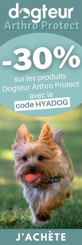 Profitez de -30% sur votre Dogteur Arthro Protect avec le code HYADOG